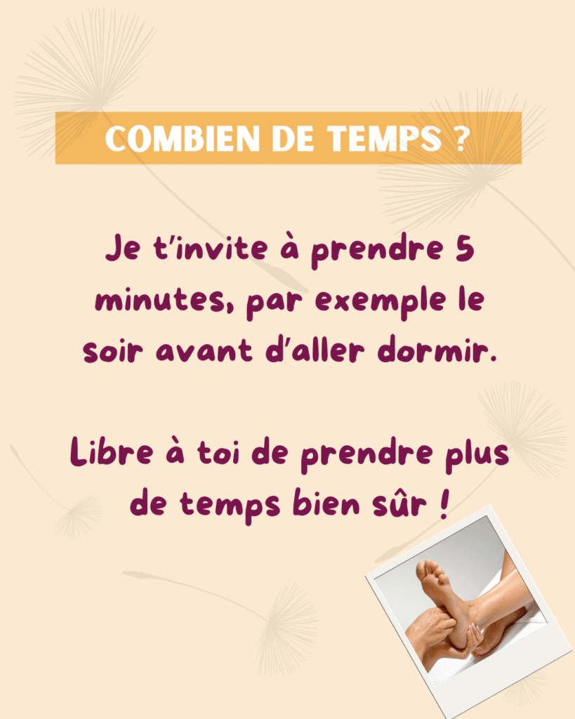 Challenge auto-massage des pieds !