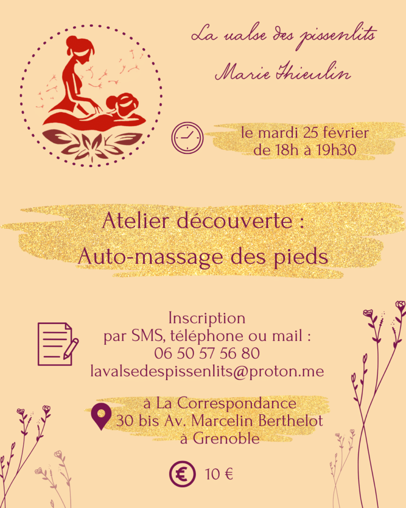 atelier auto-massage pieds Grenoble