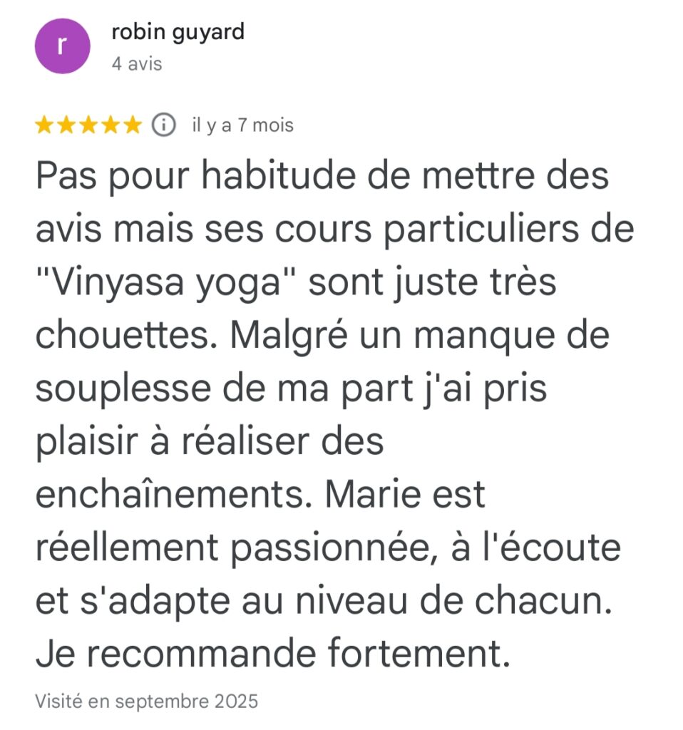 yoga avis