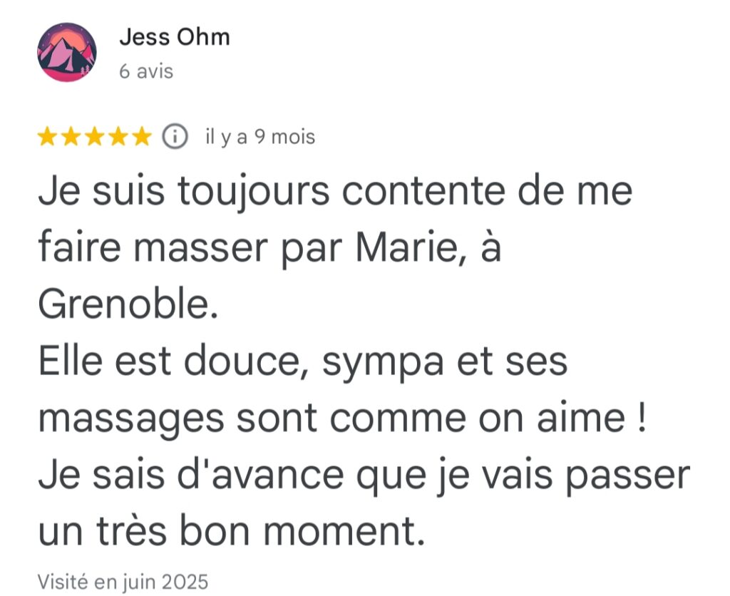 massage avis