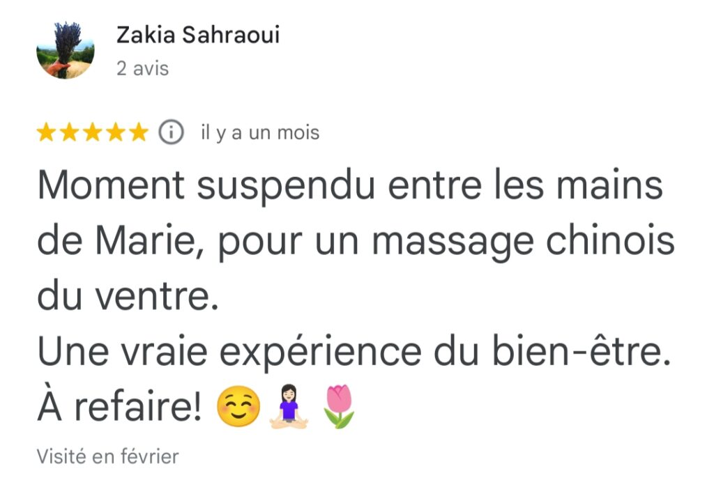 Massage chinois du ventre chi nei tsang avis