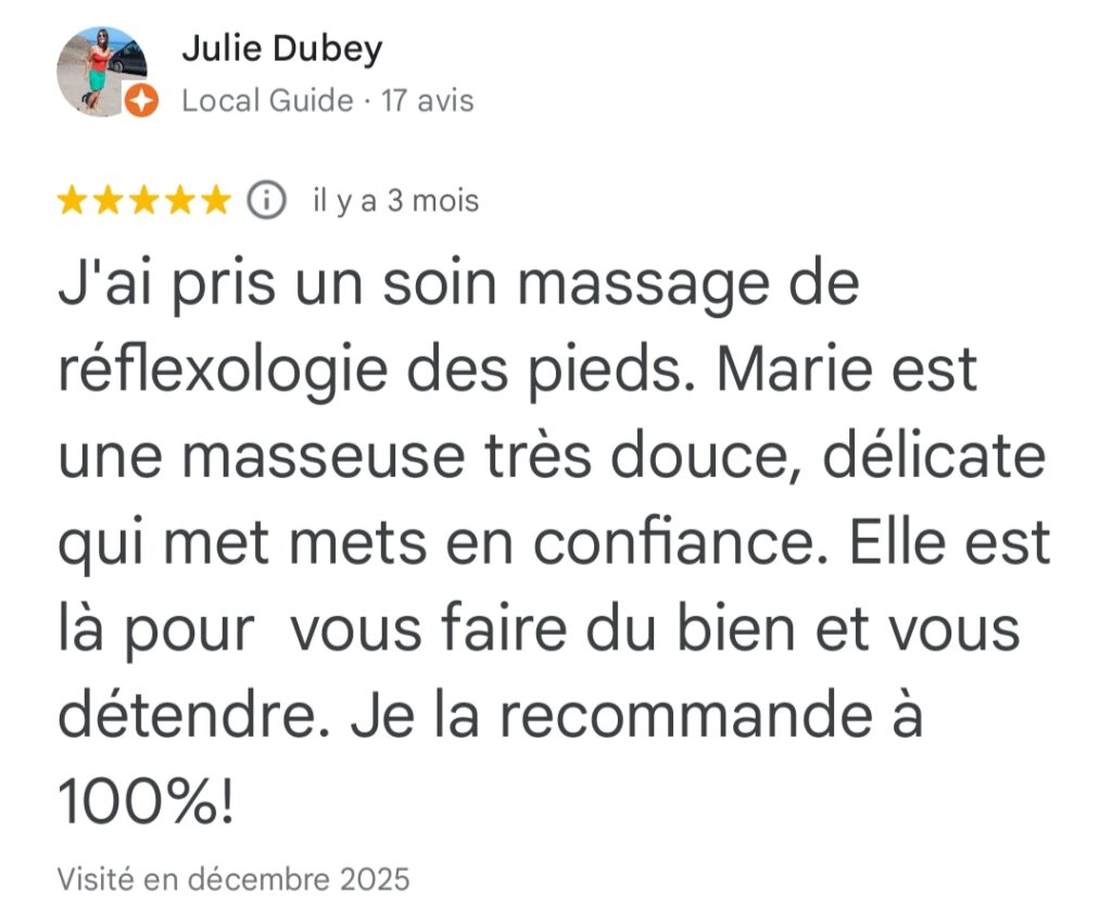 réflexologie plantaire avis