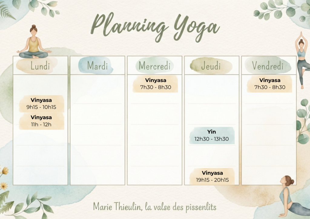 planning yoga